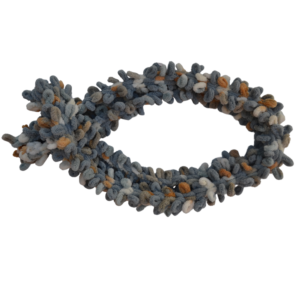 Fluffy Scarf™ - Grey & Brown