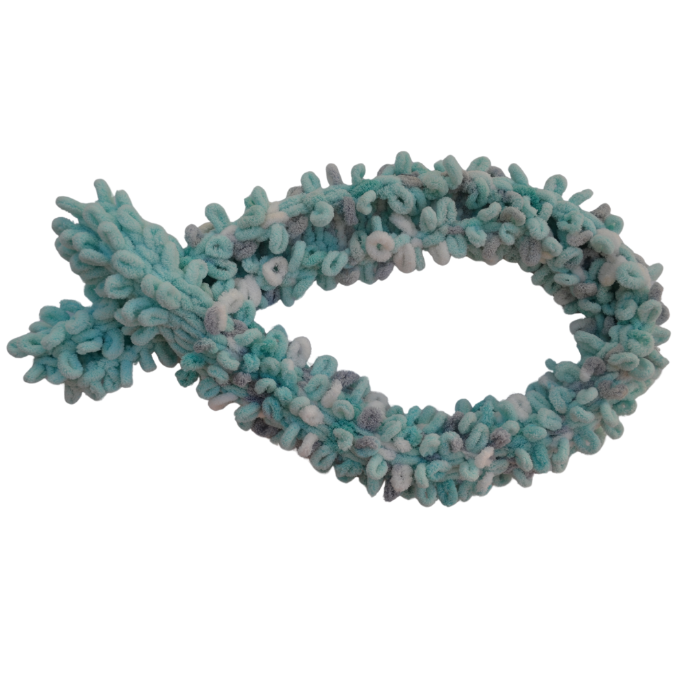 Fluffy Scarf™ - Sky Blue & Pink